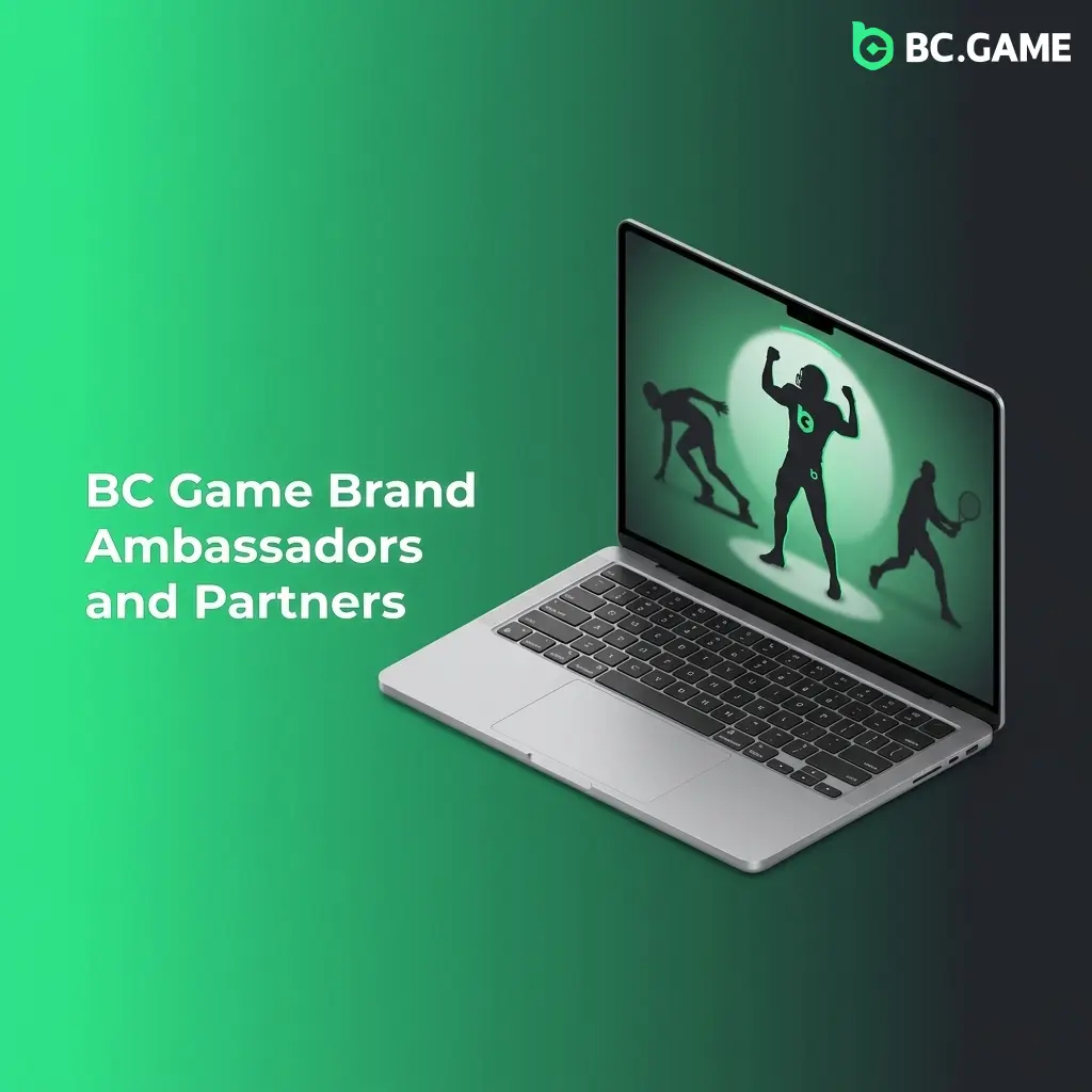 BC Game brand ambassadors and partners including Borussia Dortmund, UFC, and cricket sponsorships