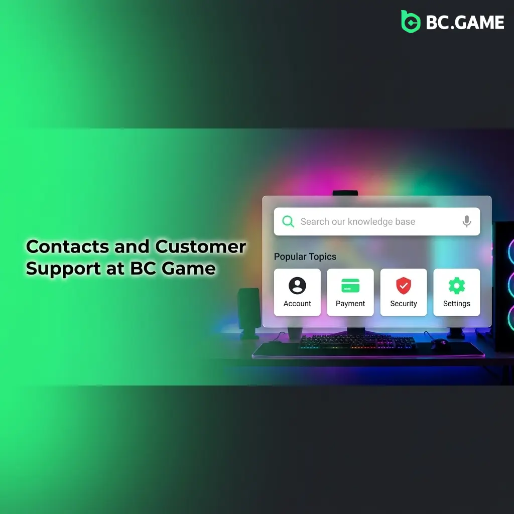 BC Game customer support channels including live chat, email, Telegram, and FAQ help centre for Indian players