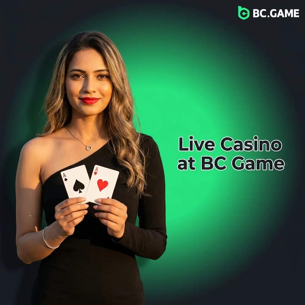 Professional live casino dealers at BC Game with HD video streaming for Indian players across blackjack, roulette, and game shows